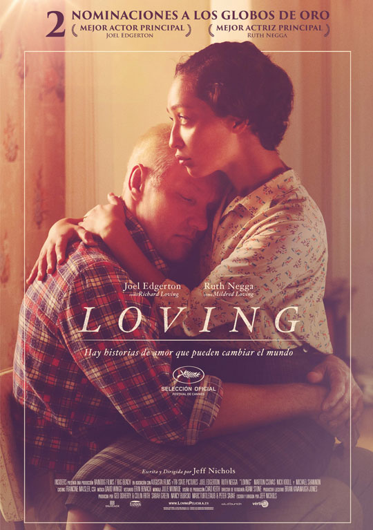 Tráiler de ‘Loving’. La dura lucha del matrimonio interracial de Joel Edgerton y Ruth Negga.