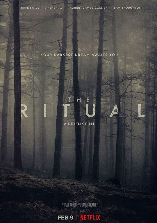 Tráiler de ‘El ritual’. Un grupo de amigos, un bosque terrorífico y una criatura peligrosa.